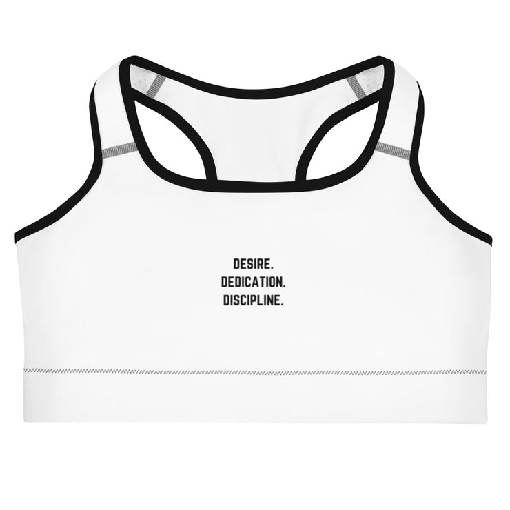 Lifted Label: Desire. Dedication. Discipline. - Inspire Series Sports Bra