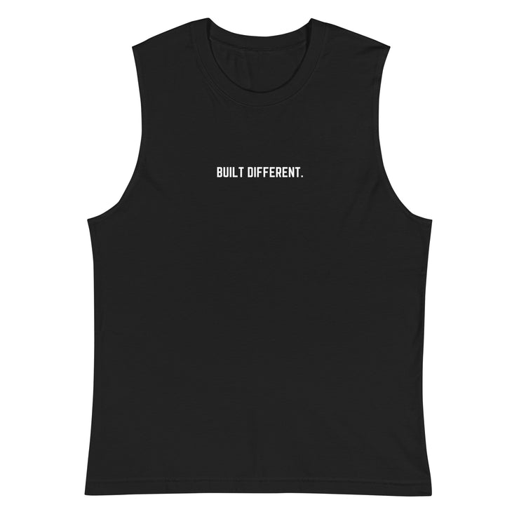 Lifted Label: Built Different. - Inspire Series Muscle Tank