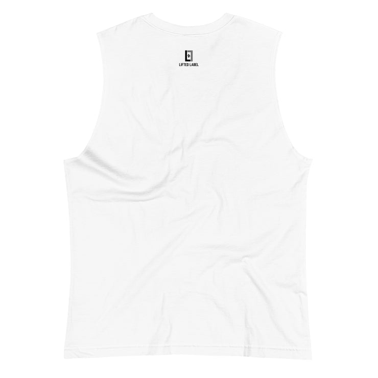 Lifted Label: Built Different. - Inspire Series Muscle Tank