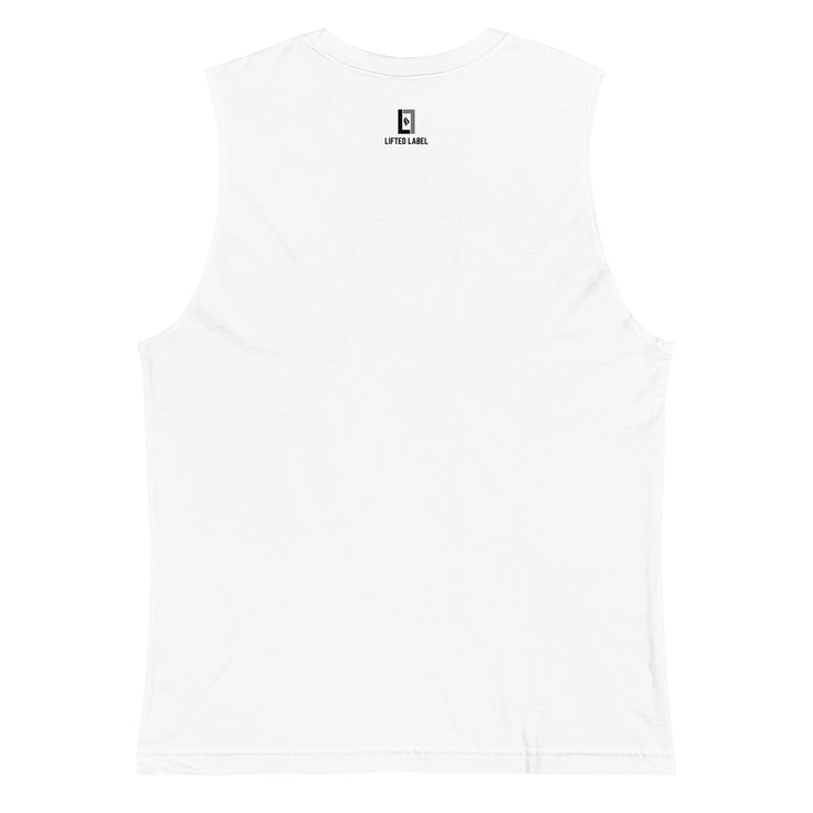 Lifted Label: Built Different. - Inspire Series Muscle Tank