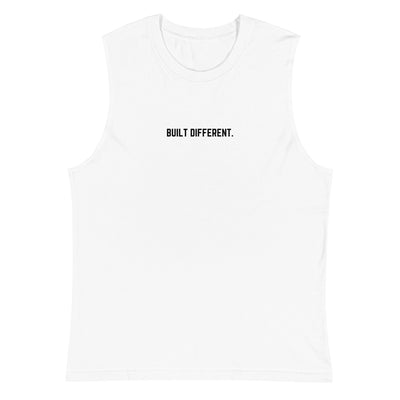 Lifted Label: Built Different. - Inspire Series Muscle Tank