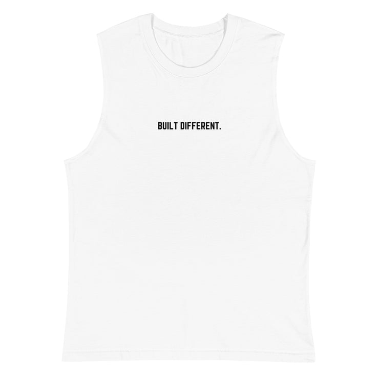 Lifted Label: Built Different. - Inspire Series Muscle Tank