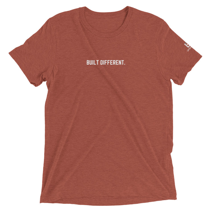 Resilient Mindset: Built Different - Inspire Series Light Script T-Shirt